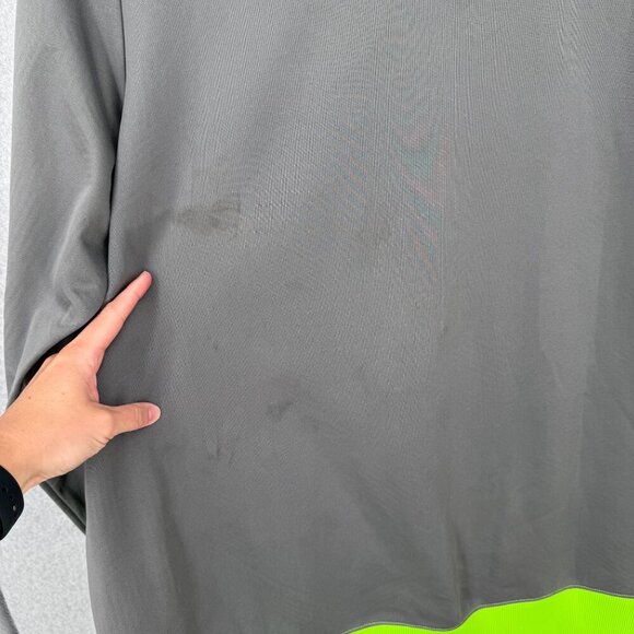 Under Armour Mens NFL Combine Full Zip Jacket Size XL Gray ColdGear Infrared - Picture 10 of 16